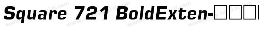 Square 721 BoldExten字体转换